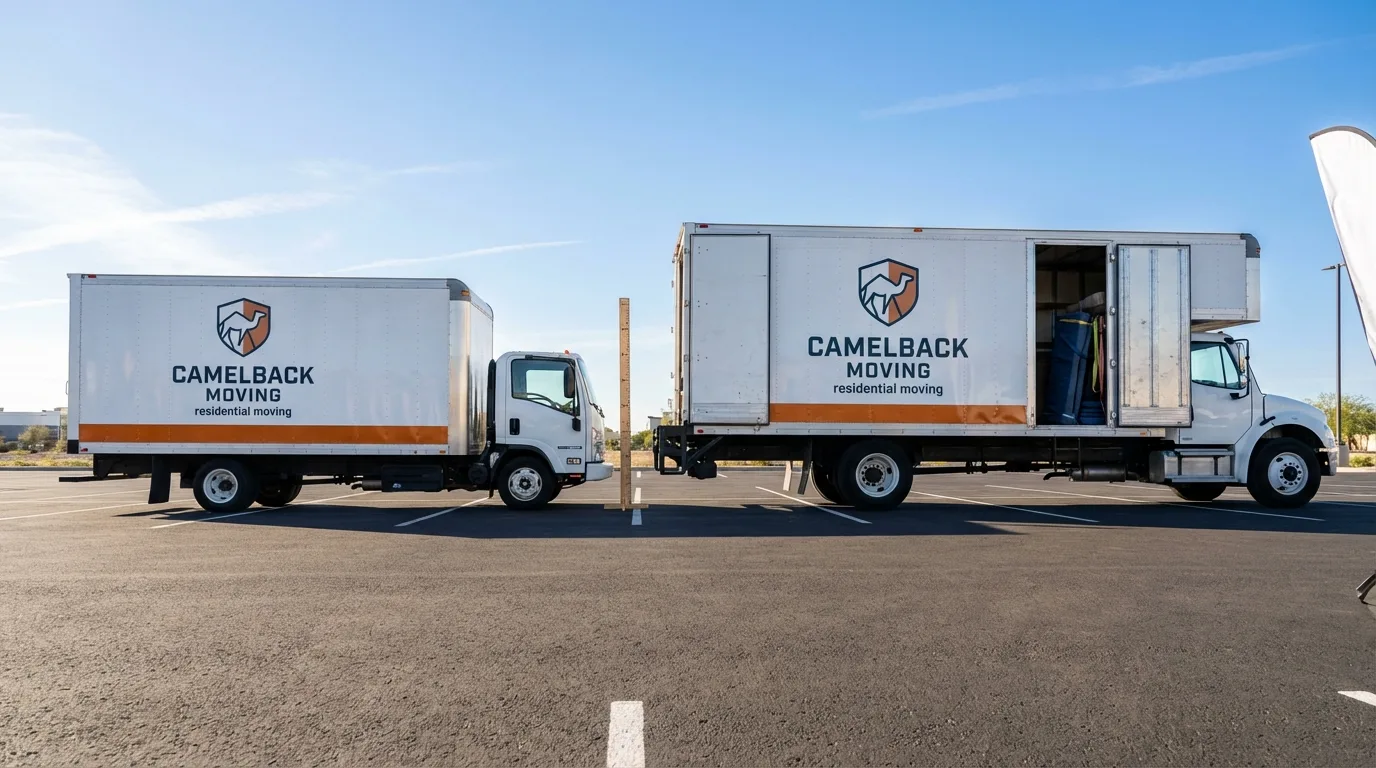 Moving truck size capacity guide in Delray Beach